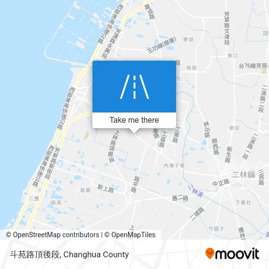 斗苑路頂後段 map