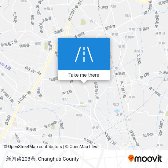 新興路203巷地圖