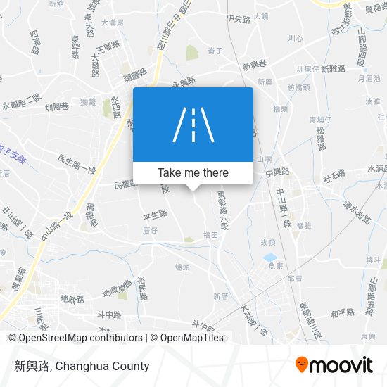 新興路地圖
