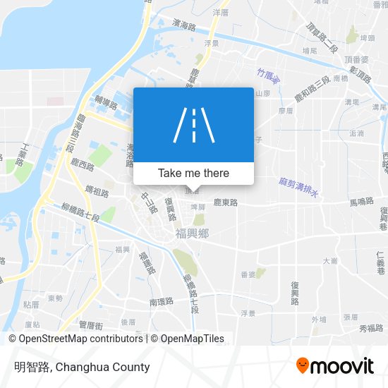 明智路地圖