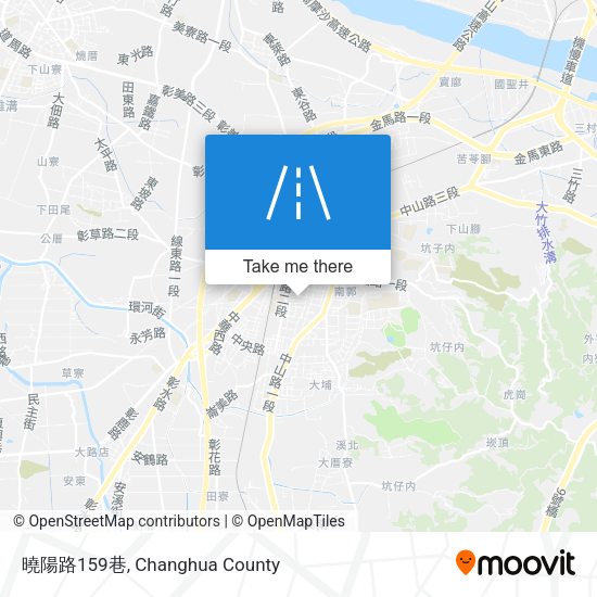 曉陽路159巷地圖