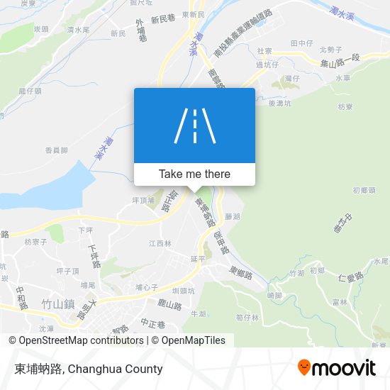 東埔蚋路地圖