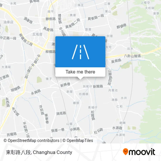 東彰路八段 map