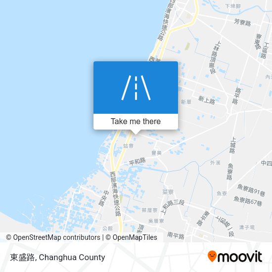 東盛路 map