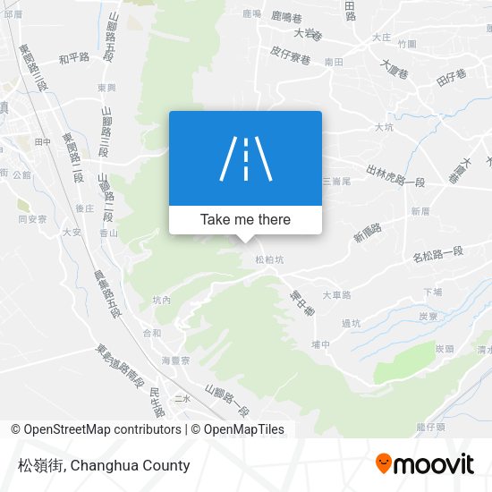 松嶺街地圖