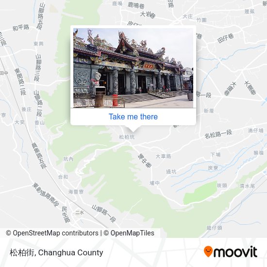 松柏街 map