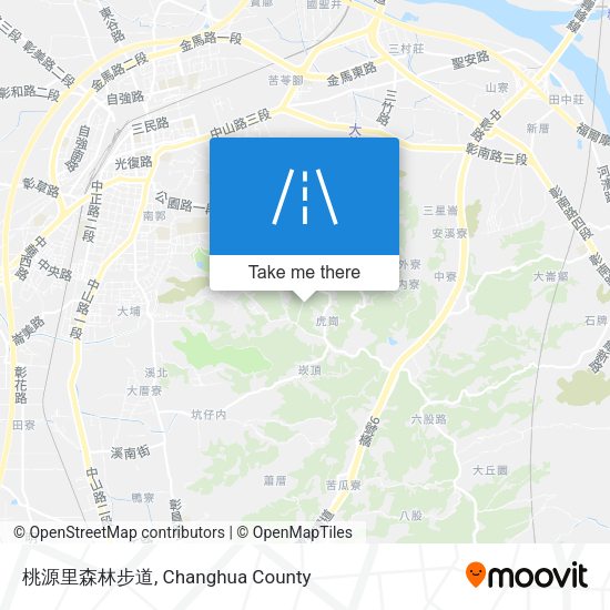 桃源里森林步道地圖