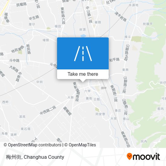 梅州街地圖
