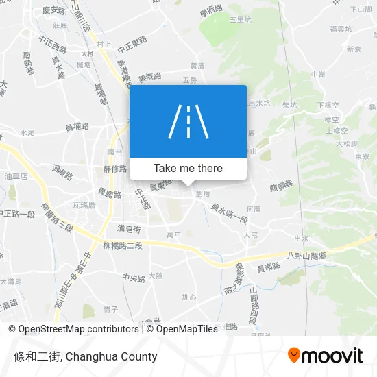 條和二街 map