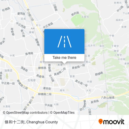 條和十二街 map