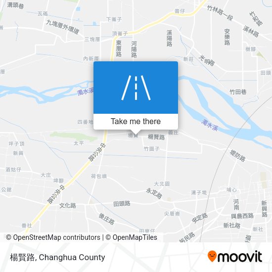 楊賢路地圖