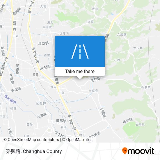 榮興路 map