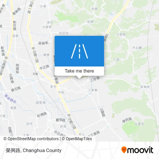 榮興路 map