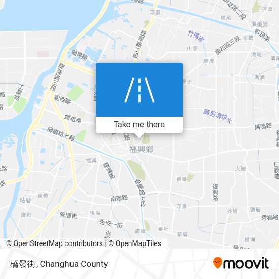 橋發街地圖
