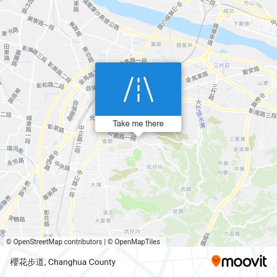 櫻花步道 map