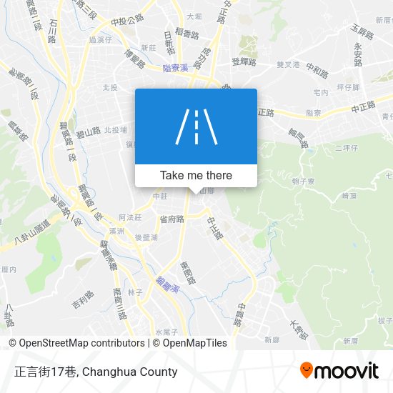 正言街17巷地圖