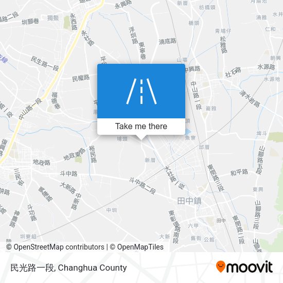 民光路一段 map