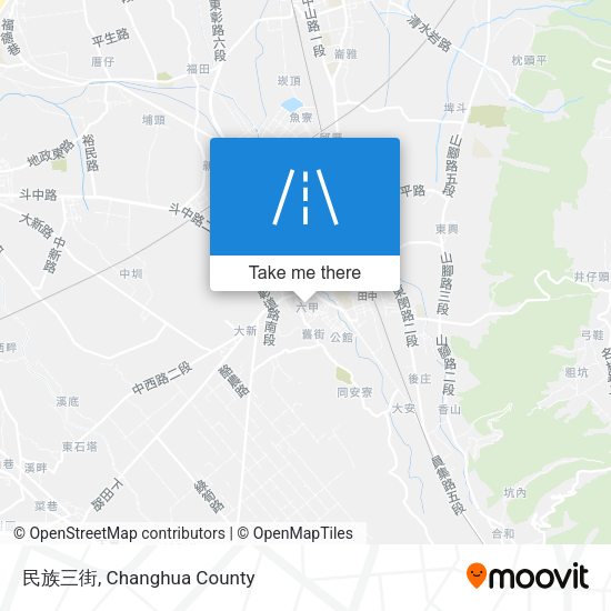 民族三街地圖