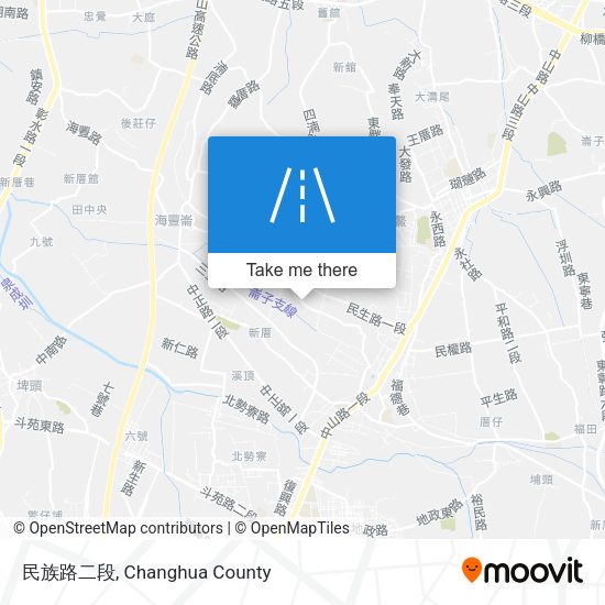 民族路二段地圖