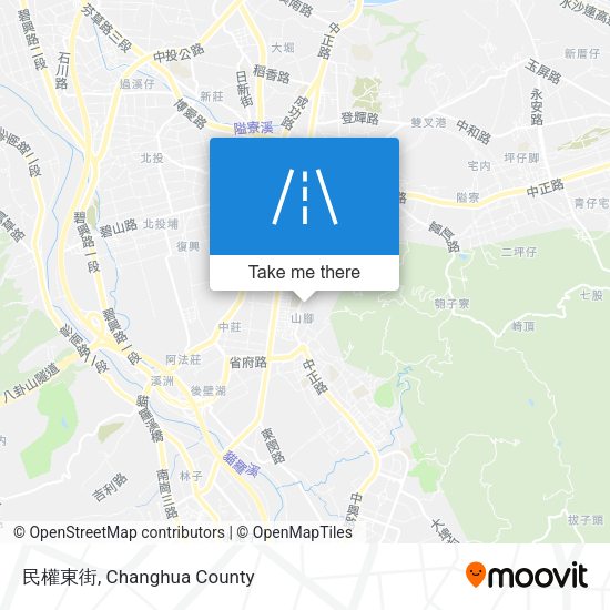 民權東街地圖
