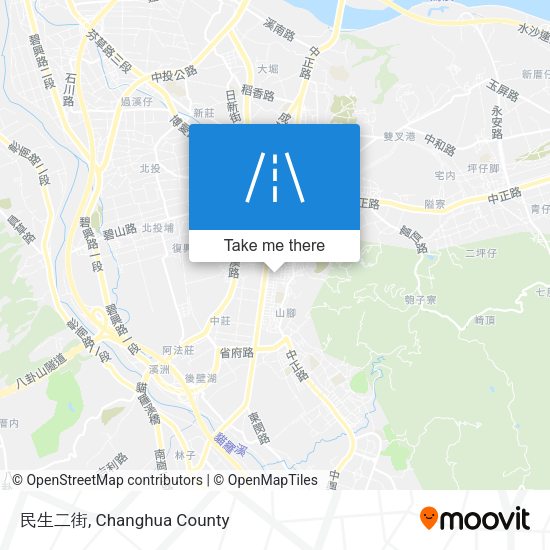 民生二街地圖