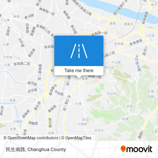 民生南路 map