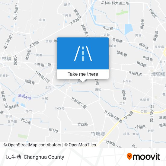 民生巷 map