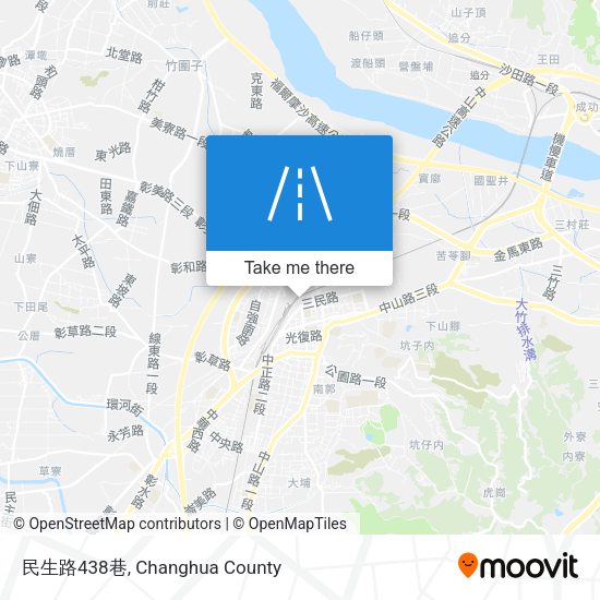 民生路438巷地圖