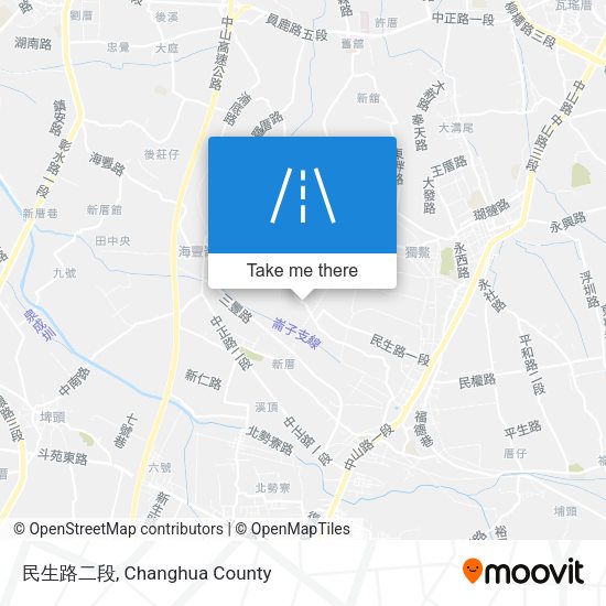 民生路二段 map