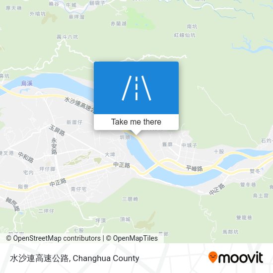 水沙連高速公路 map