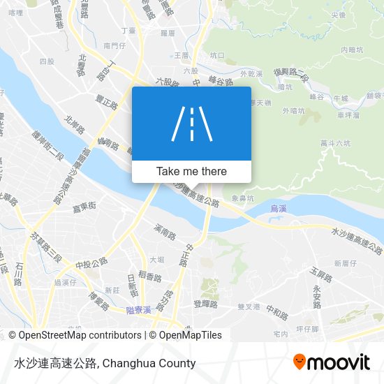 水沙連高速公路地圖