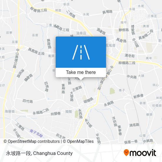 永坡路一段地圖