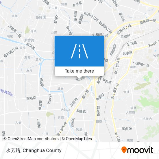 永芳路地圖
