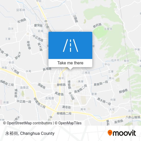 永裕街 map