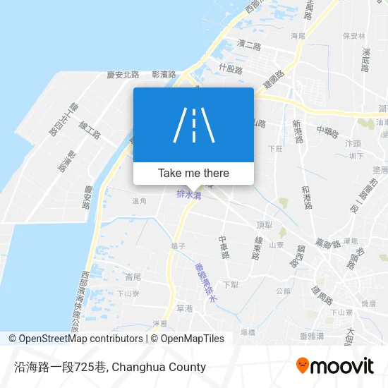 沿海路一段725巷地圖
