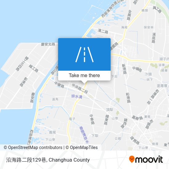 沿海路二段129巷地圖