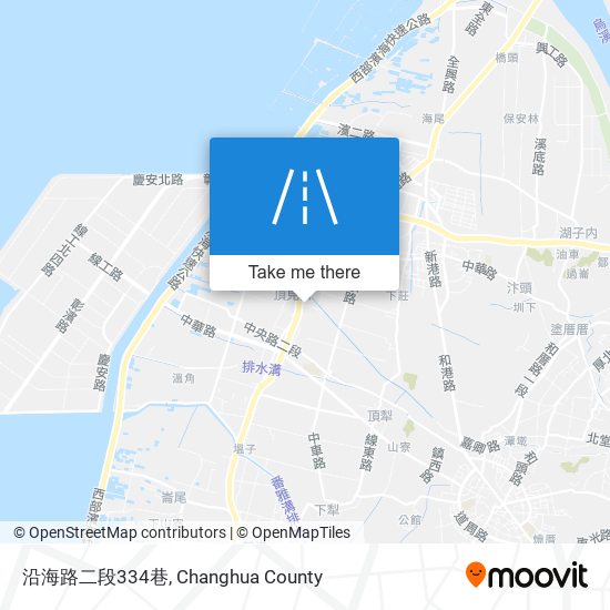 沿海路二段334巷 map