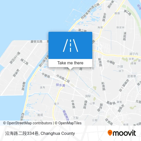 沿海路二段334巷地圖