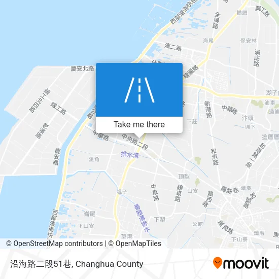 沿海路二段51巷地圖