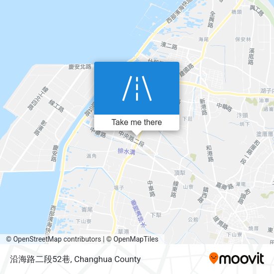 沿海路二段52巷地圖