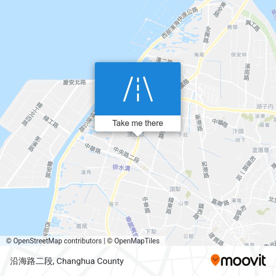 沿海路二段地圖