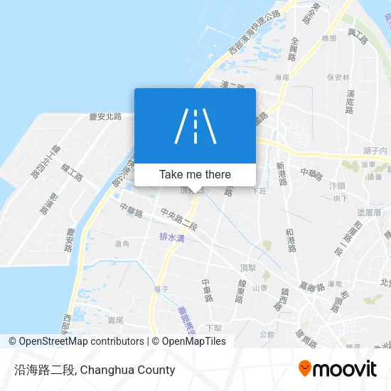 沿海路二段地圖