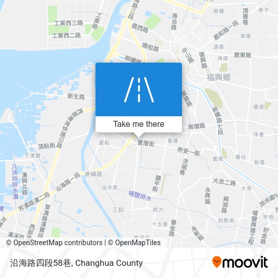 沿海路四段58巷地圖