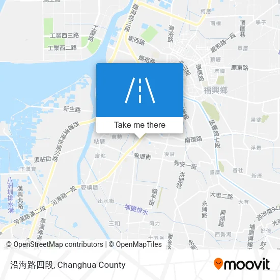沿海路四段 map