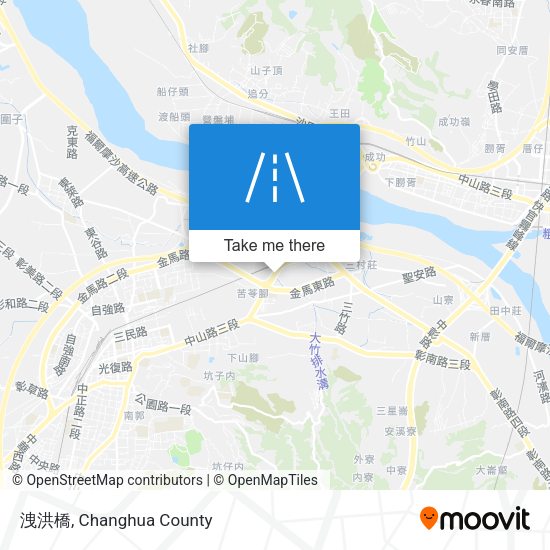 洩洪橋地圖