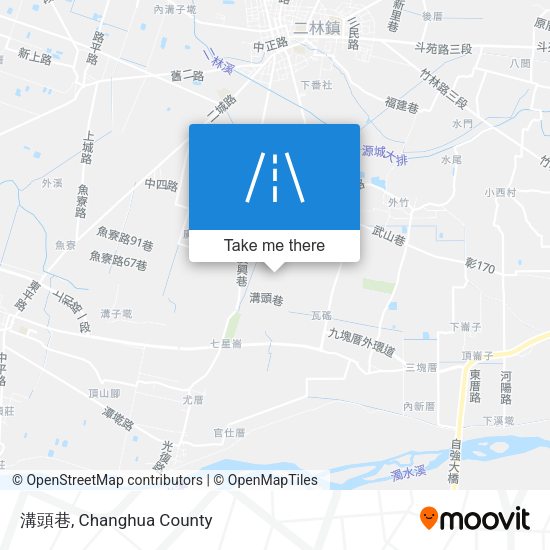 溝頭巷地圖