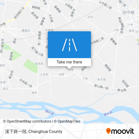溪下路一段地圖