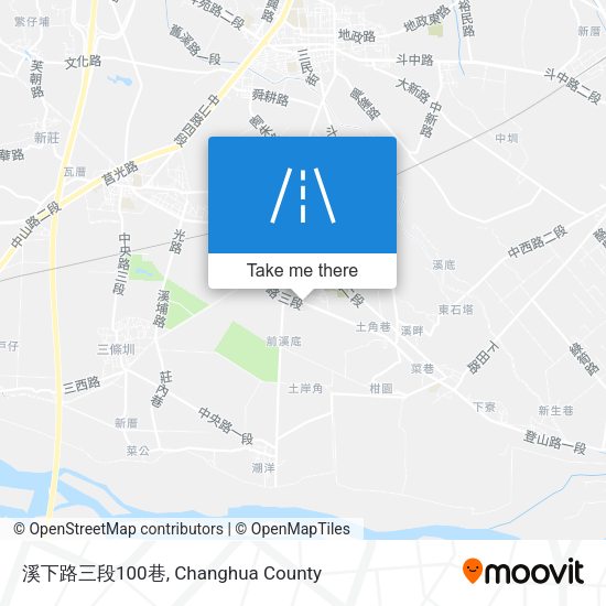 溪下路三段100巷地圖