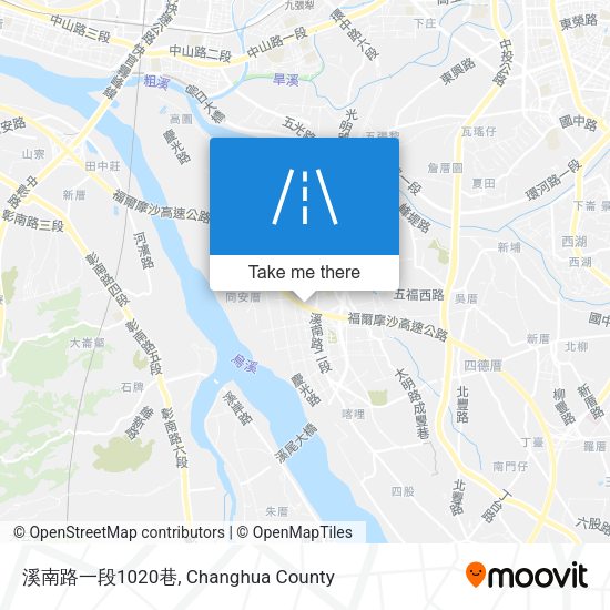 溪南路一段1020巷地圖