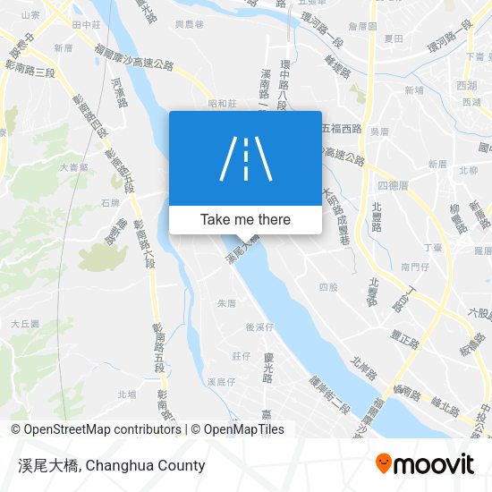 溪尾大橋地圖